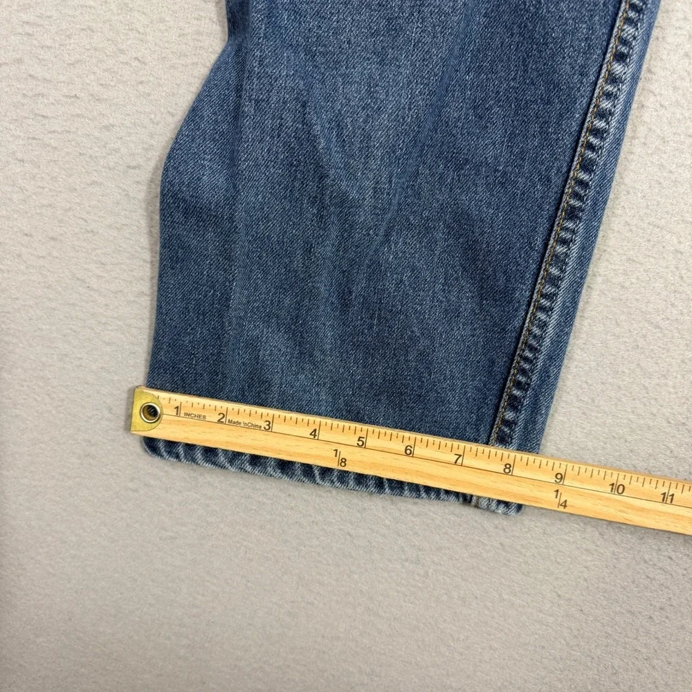 Vintage Levis 505 Jeans Men's 36x32 Blue Regular Fit Straight Leg Denim Western